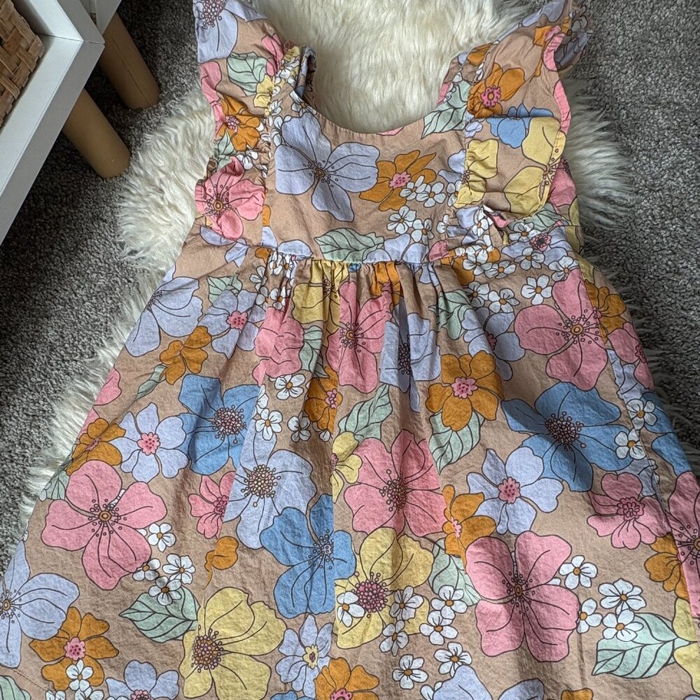 COPY - Girls Retro Flower Sundress